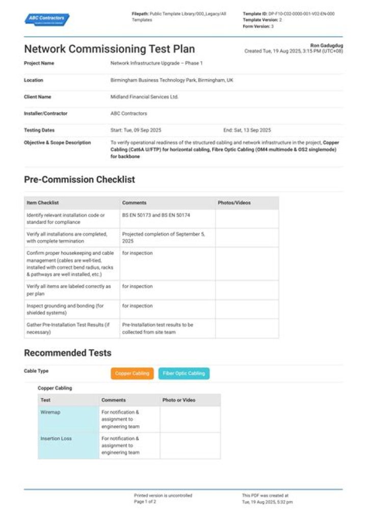 Commissioning Plan PDF: Step-by-Step Guide for Successful Project Handover