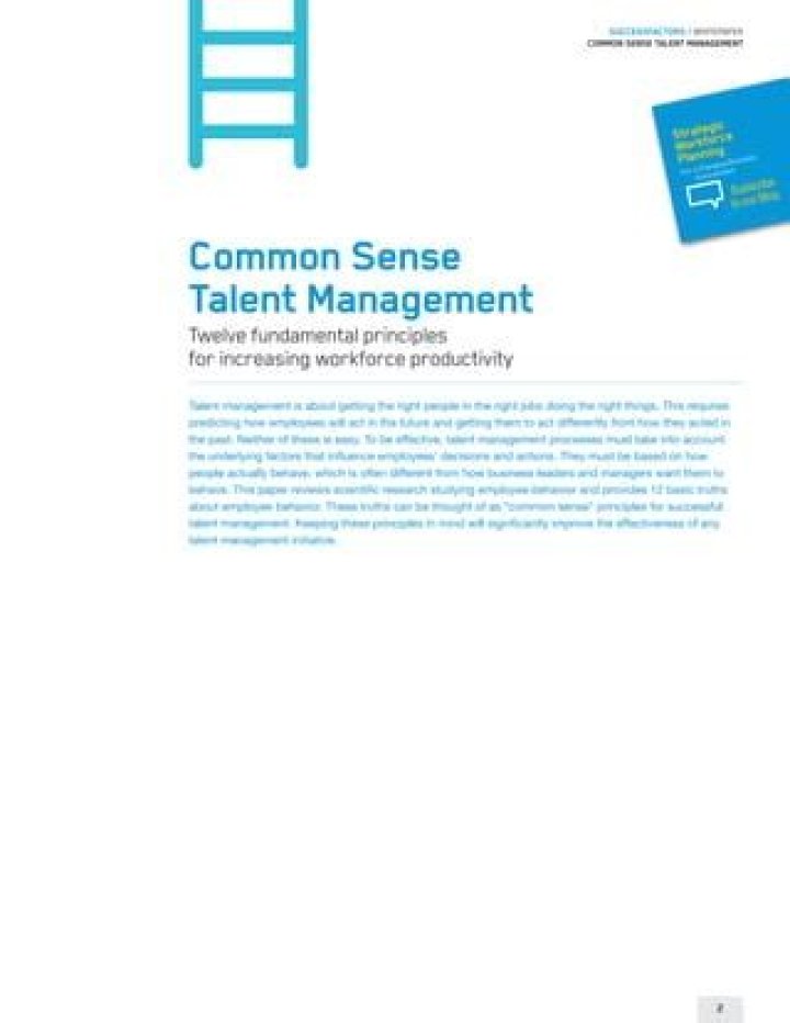 Common Sense Talent Management PDF: Master Efficient HR Practices
