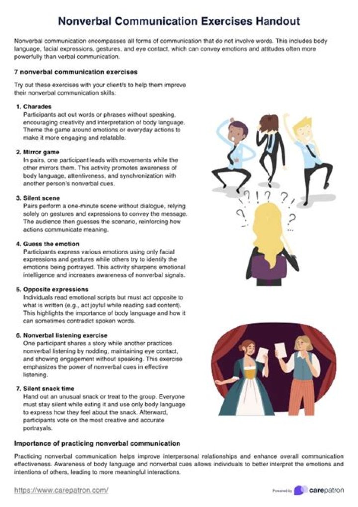 Top Communication Skills Exercises PDF with Answers