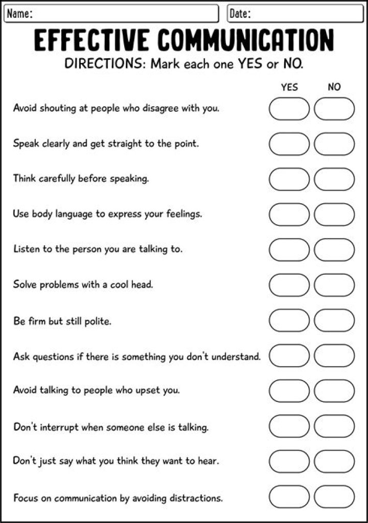 Boost Your Communication Skills with Free PDF Worksheets