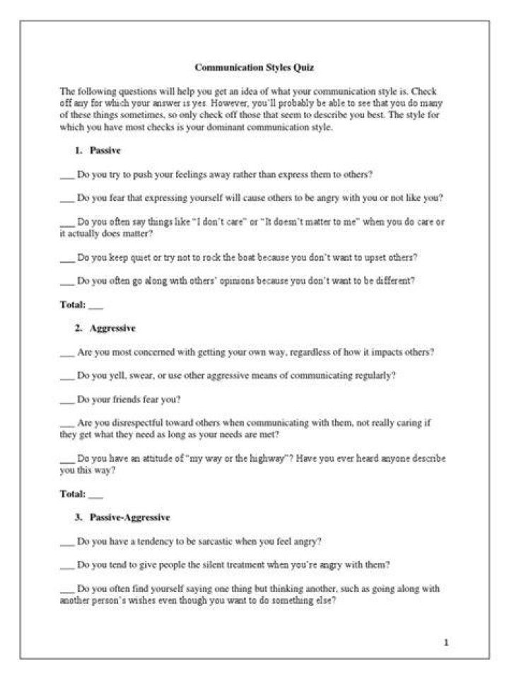 Communication Style Test PDF – Discover Your Communication Style Instantly