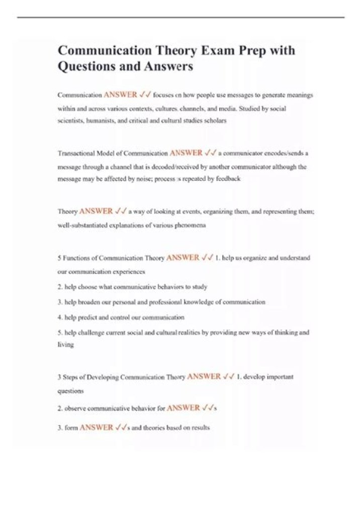 Communication Theory Questions & Answers PDF: Expert Guide
