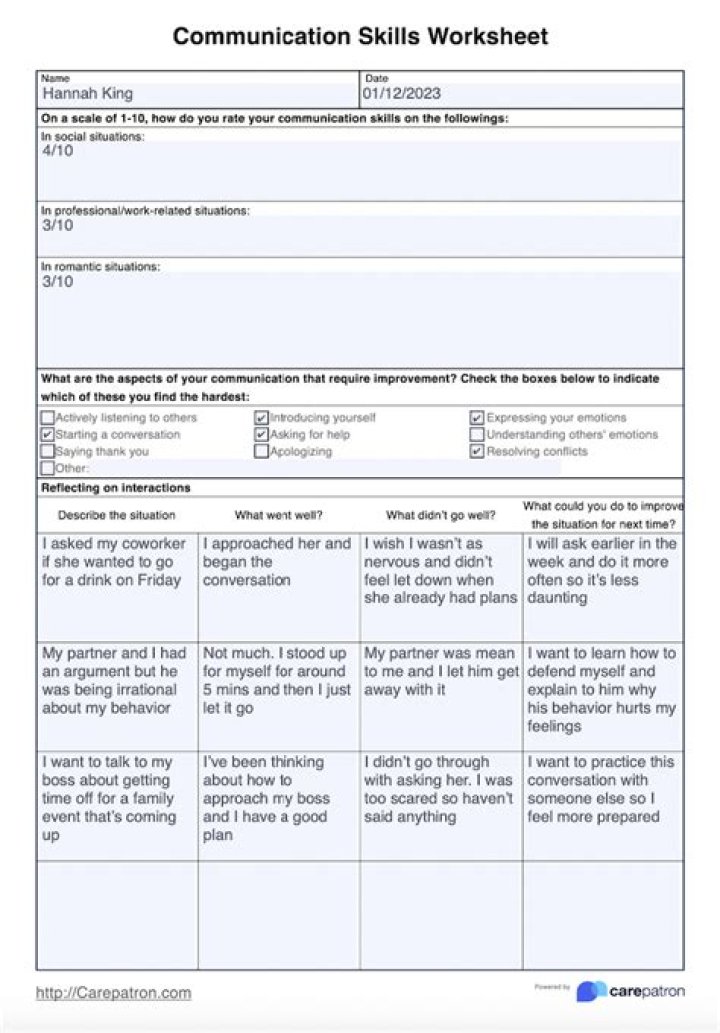Communication Worksheets for Adults PDF – Improve Skills Fast