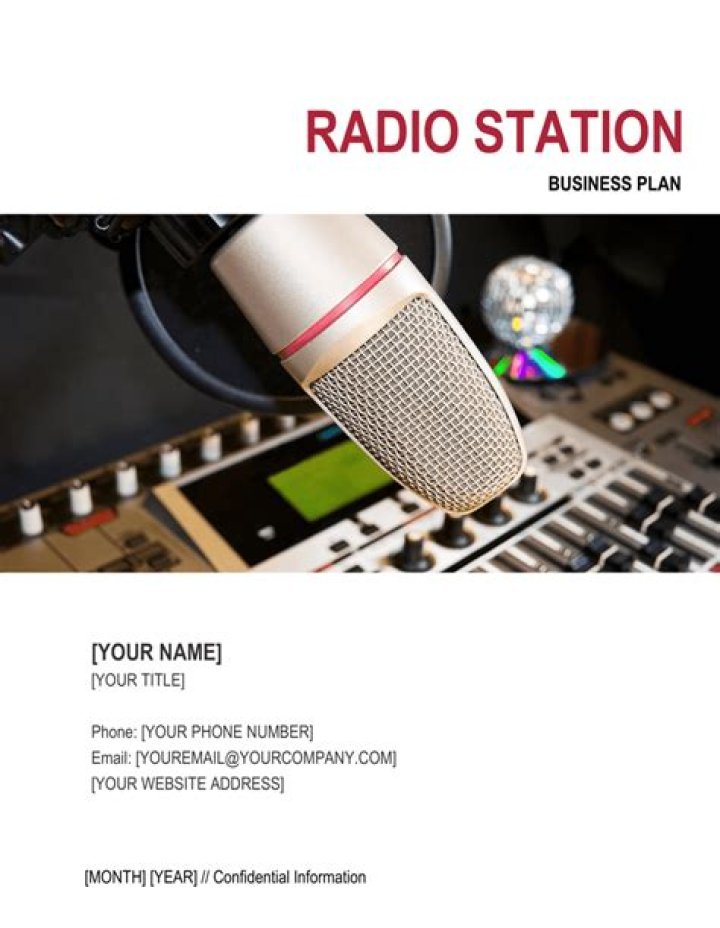 Community Radio Station Business Plan PDF: Launch Your Local Broadcast
