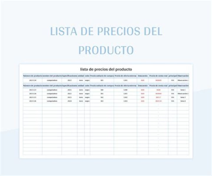 Cómo hacer una lista de precios en PDF: Guía paso a paso
