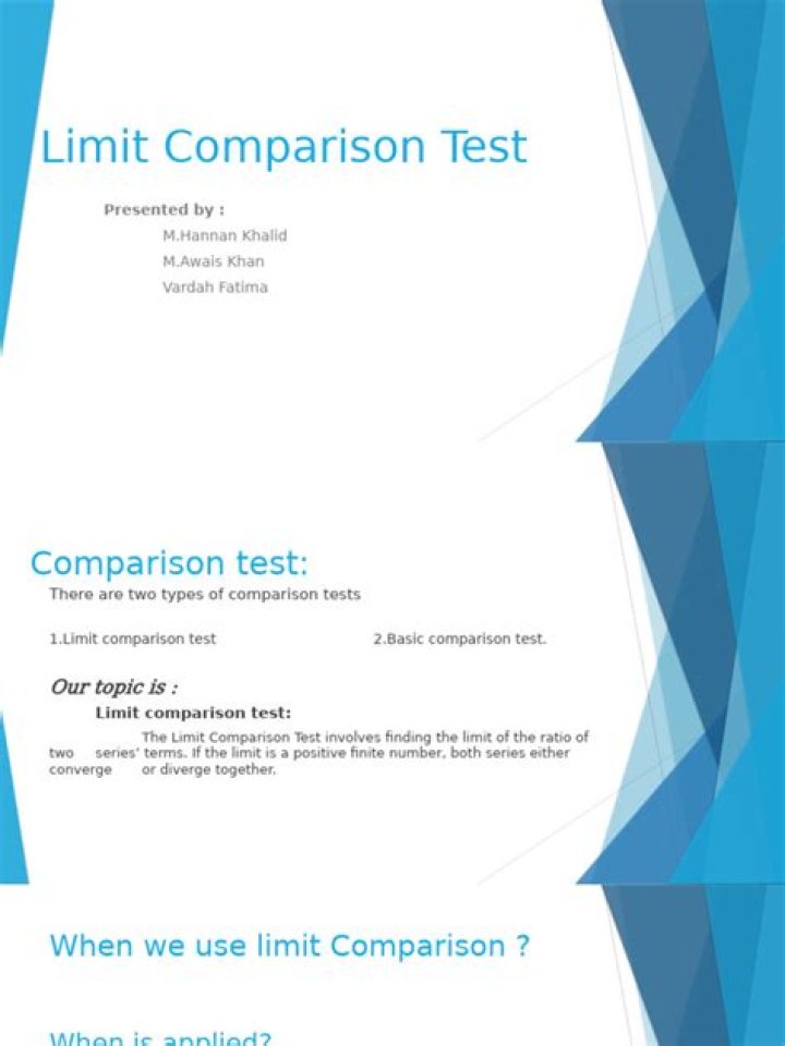 Comparison Test PDF: Compare Products Side-by-Side