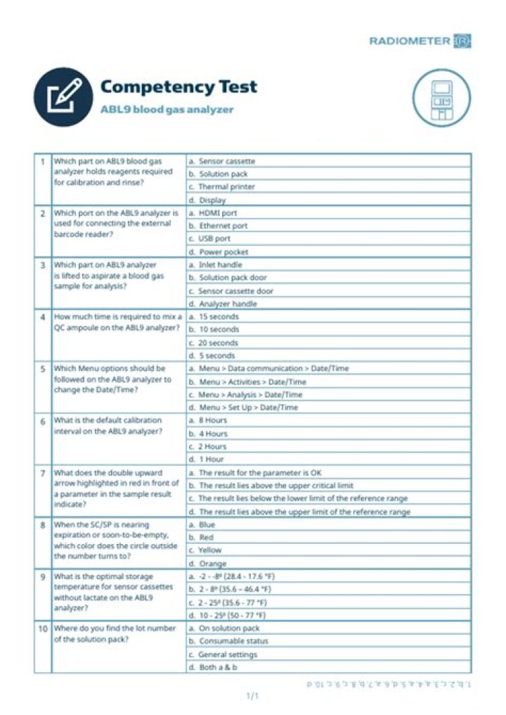 Competency Test PDF: Free Download & Practice Files