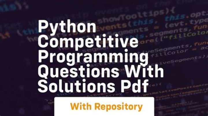 Competitive Programming Questions with Solutions PDF – Learn & Practice