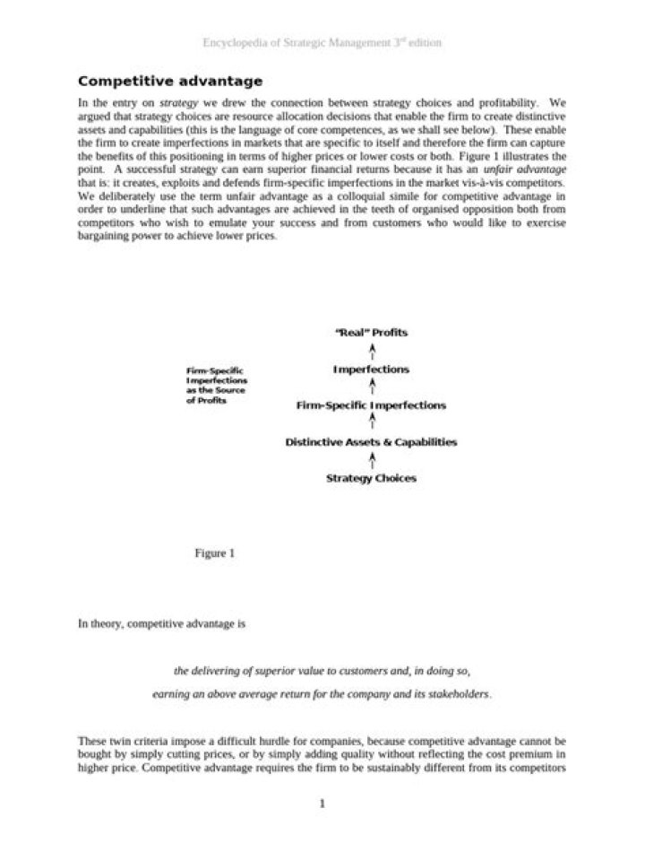 Mastering Competitive Response in Strategic Management: A PDF Guide