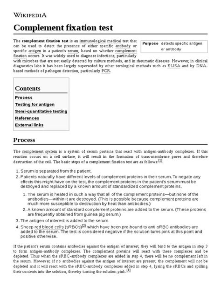 Complement Fixation Test PDF: Essential Guide & Testing Protocol