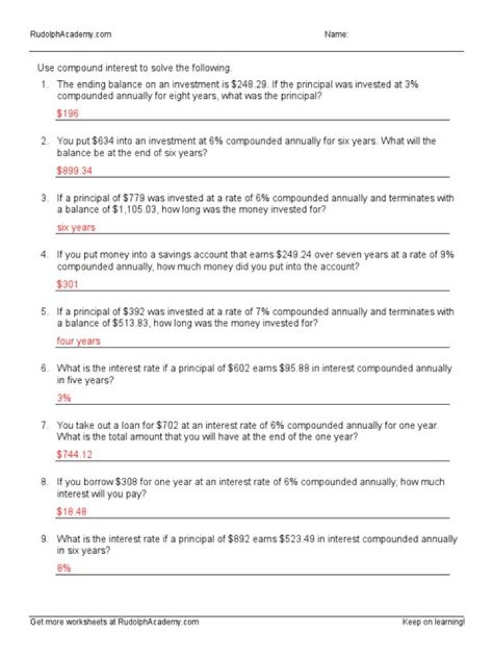 Mastering Compound Interest: Key Questions & Answers in PDF