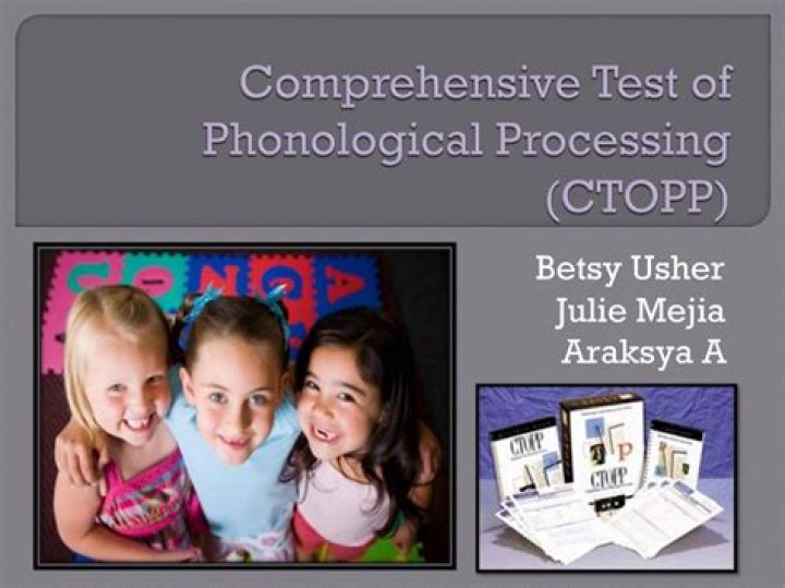Comprehensive Phonological Processing Test PDF: Full Assessment for Speech & Language Skills