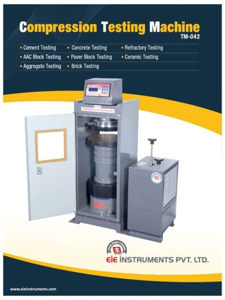 Compression Testing Machine PDF – Reliable Performance & Durability