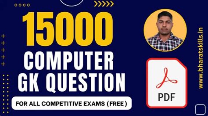 Computer MCQ Questions and Answers PDF for Practice