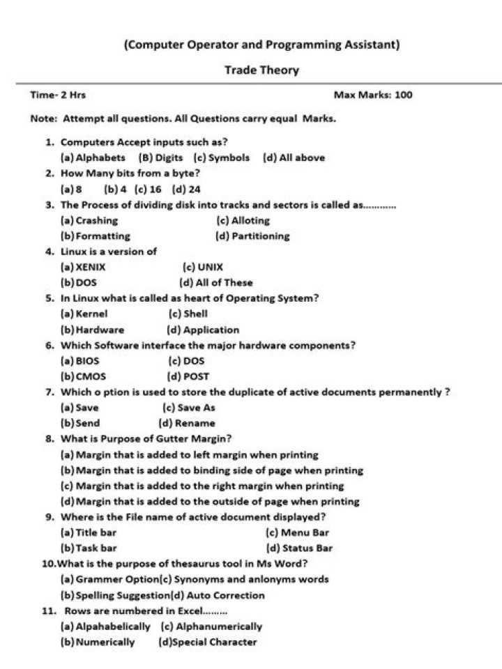Computer Operator Questions & Answers PDF: Expert Guide