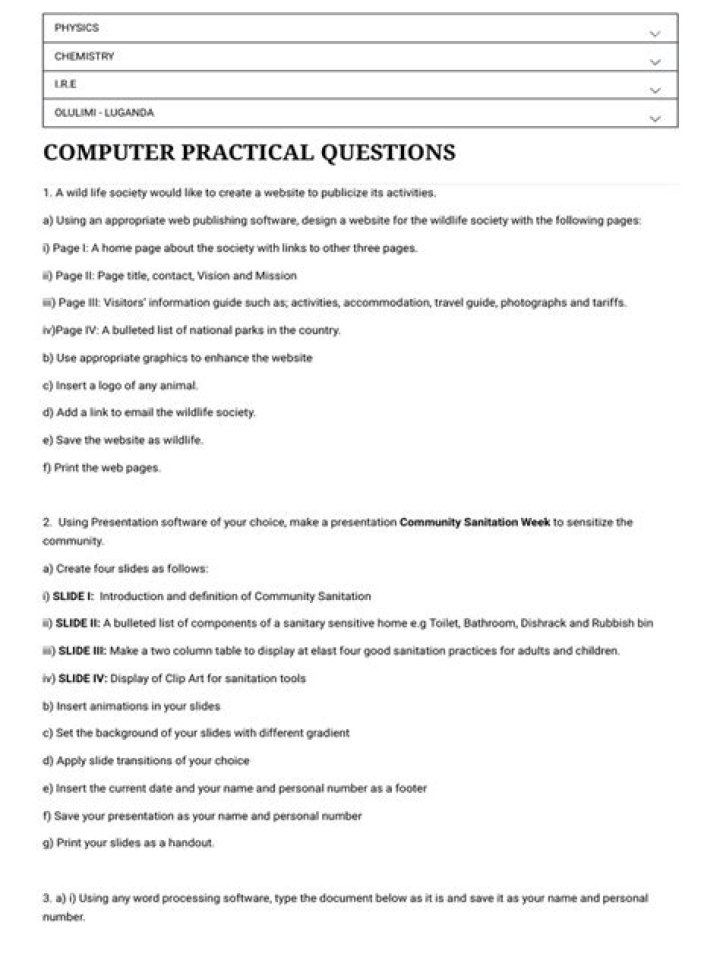 Computer Practical Questions & Answers PDF: Master Your Exam