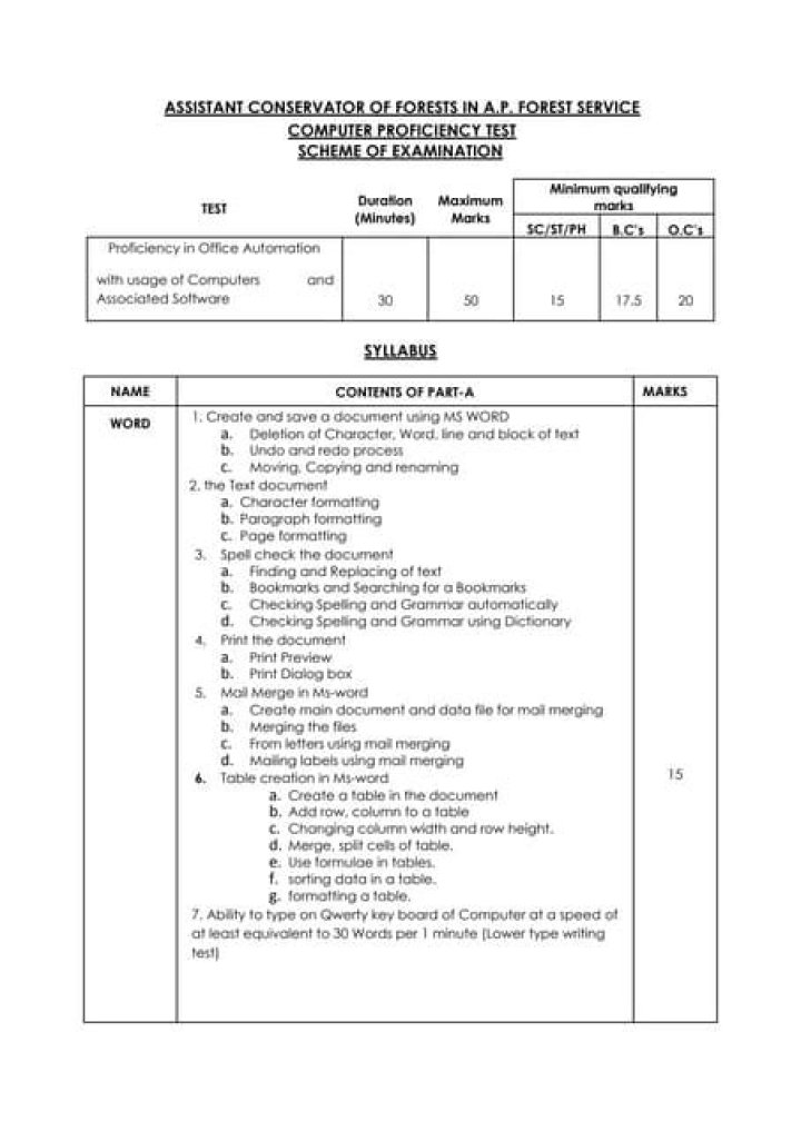 Master Computer Proficiency: Free Test PDF Download