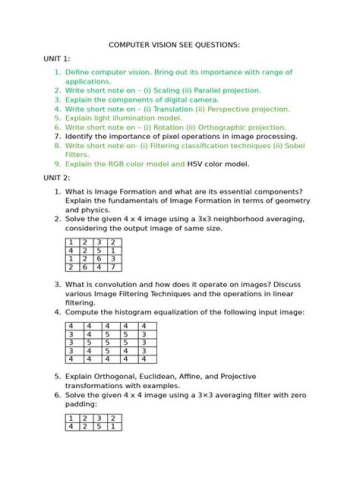 Computer Vision Questions & Answers PDF: Expert Guide