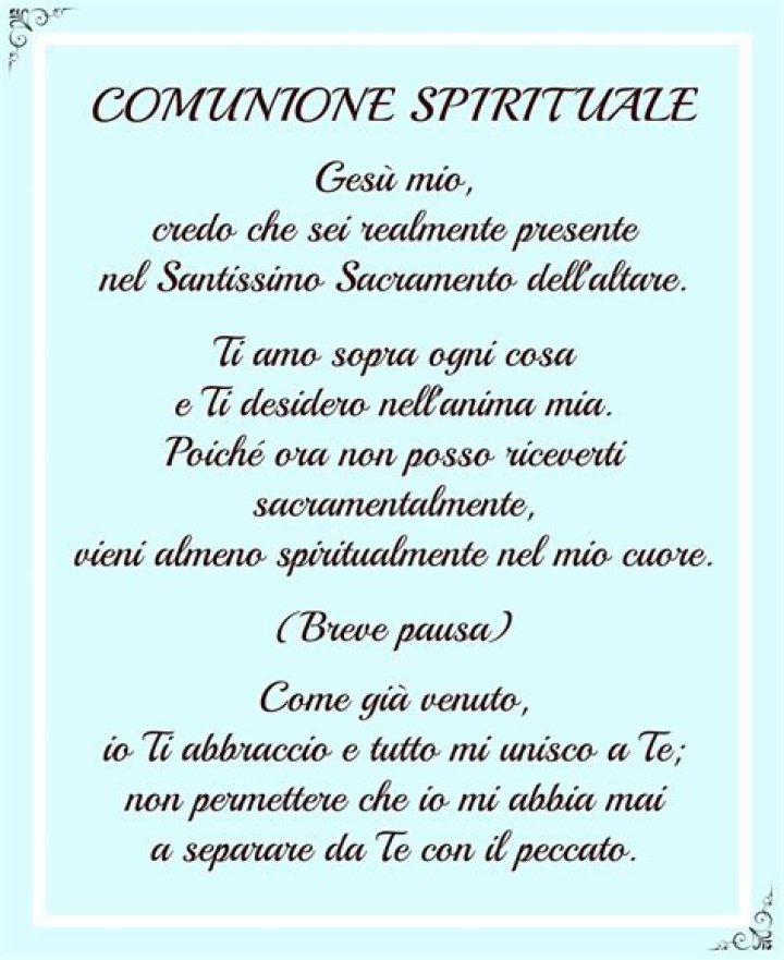 Comunione Spirituale: Testo PDF Completo per la Vita Interiore