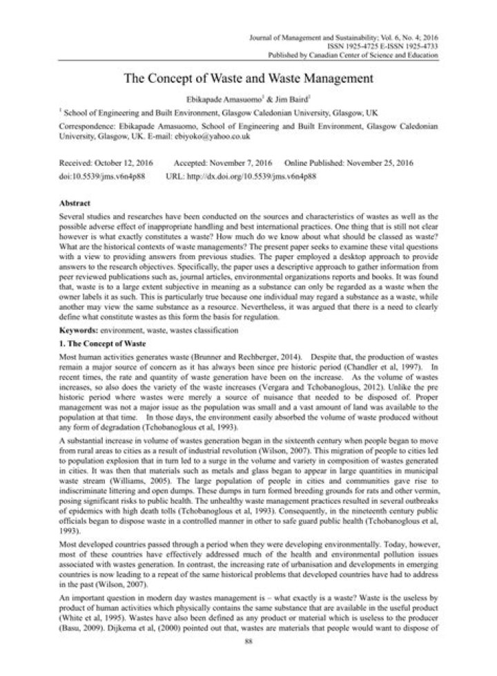 Understanding the Concept of Waste Management: A Comprehensive PDF Guide
