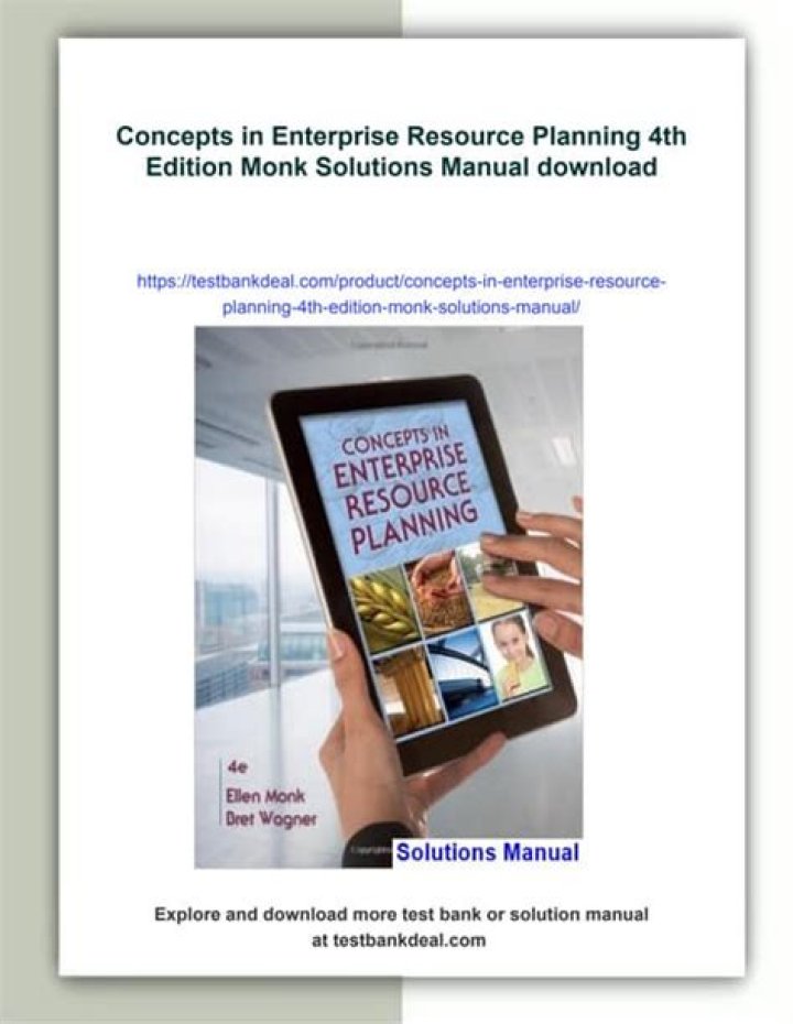 Key Concepts in Enterprise Resource Planning: A Comprehensive PDF Guide