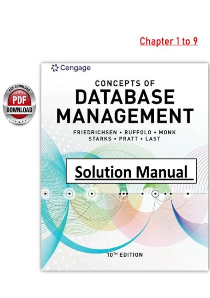 Concepts of Database Management 10th Edition PDF – Complete Study Guide