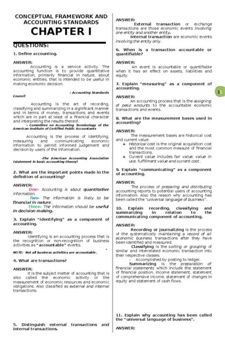Conceptual Framework Questions & Answers PDF: Expert Guide