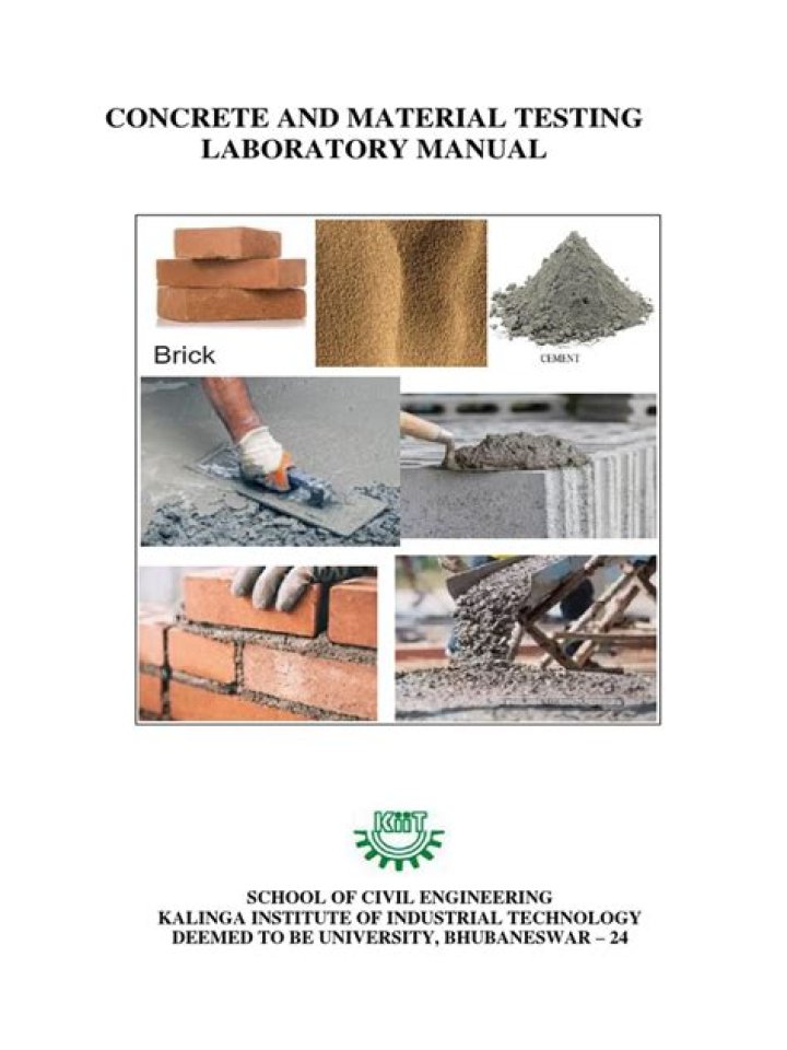 Concrete Testing Lab Manual PDF – Official Guide & Test Protocols