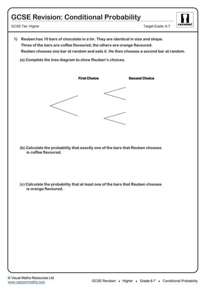 Conditional Probability Questions & Answers PDF: Master Probability with Step-by-Step Solutions