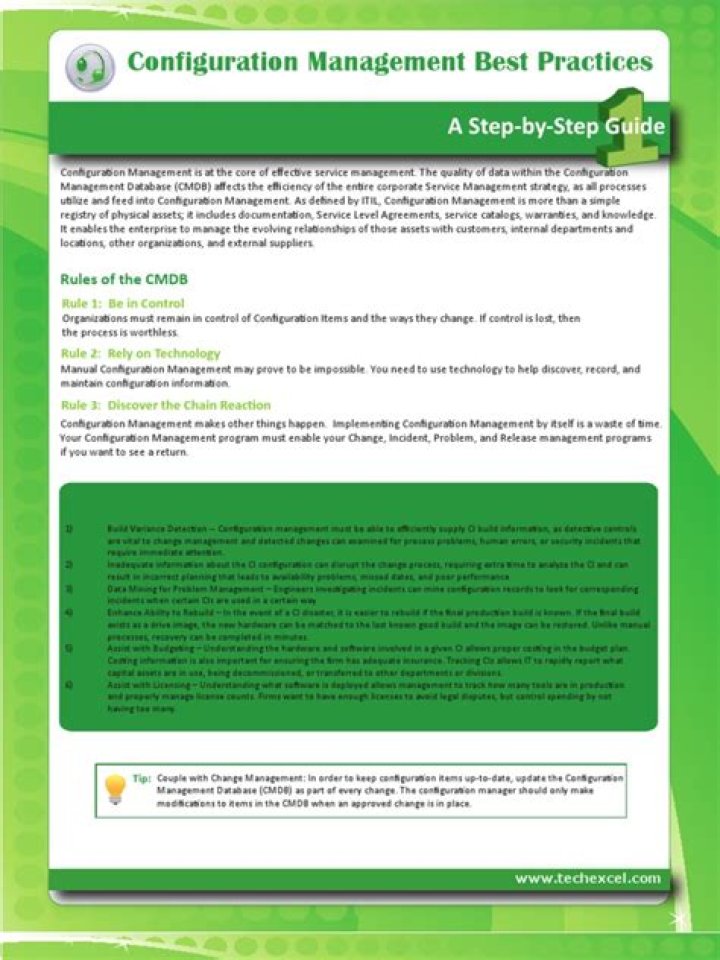 Configuration Management Best Practices PDF: Essential Guidelines