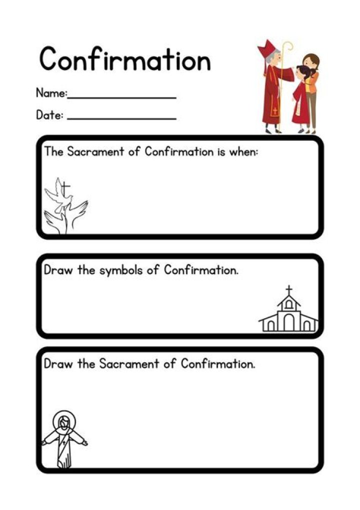 Download Free Confirmation Worksheets PDF for Easy Printing