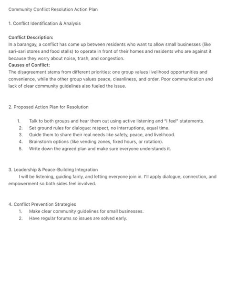 Conflict Resolution Plan PDF: Master Disputes with Ease