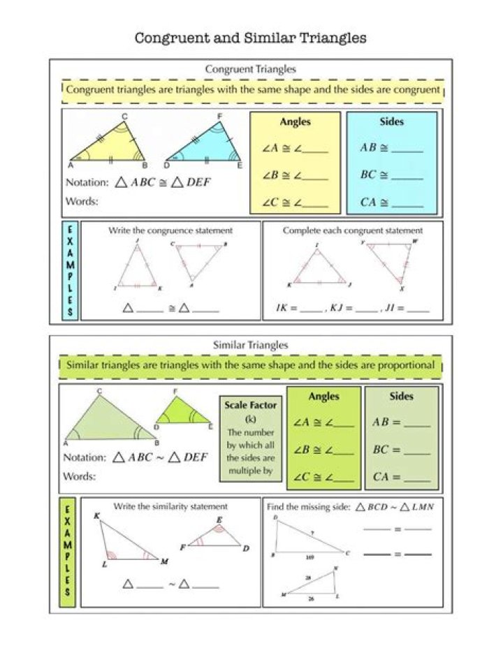 Congruent Triangles Test PDF: Step-by-Step Problem Solving