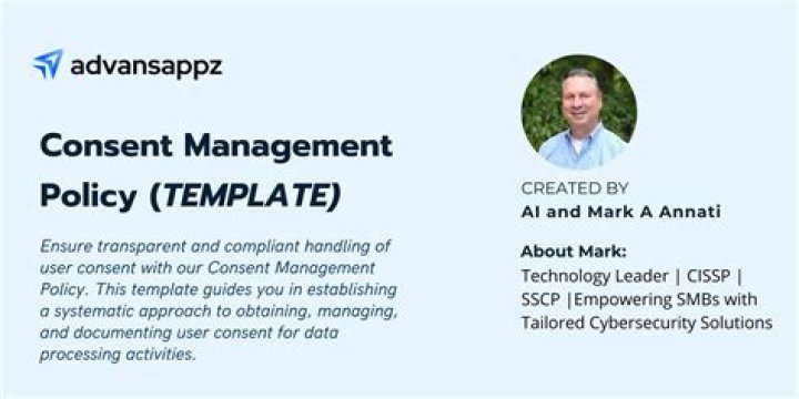 Consent Management Policy PDF: Complete Guide & Compliance Requirements