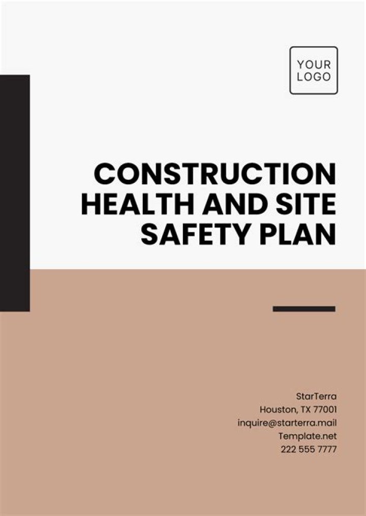 Construction Health and Safety Plan PDF: Essential Compliance Guide