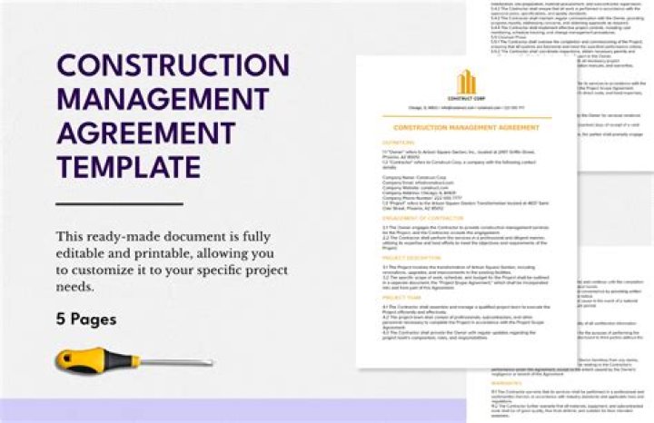 Construction Management Agreement PDF: Essential Guide & Download