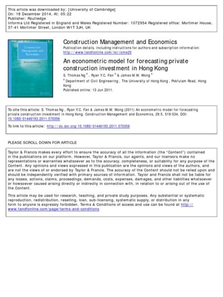 Construction Management and Economics PDF: Master Cost & Project Efficiency