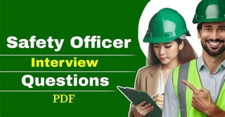 Construction Safety Officer Interview Questions & Answers PDF Download