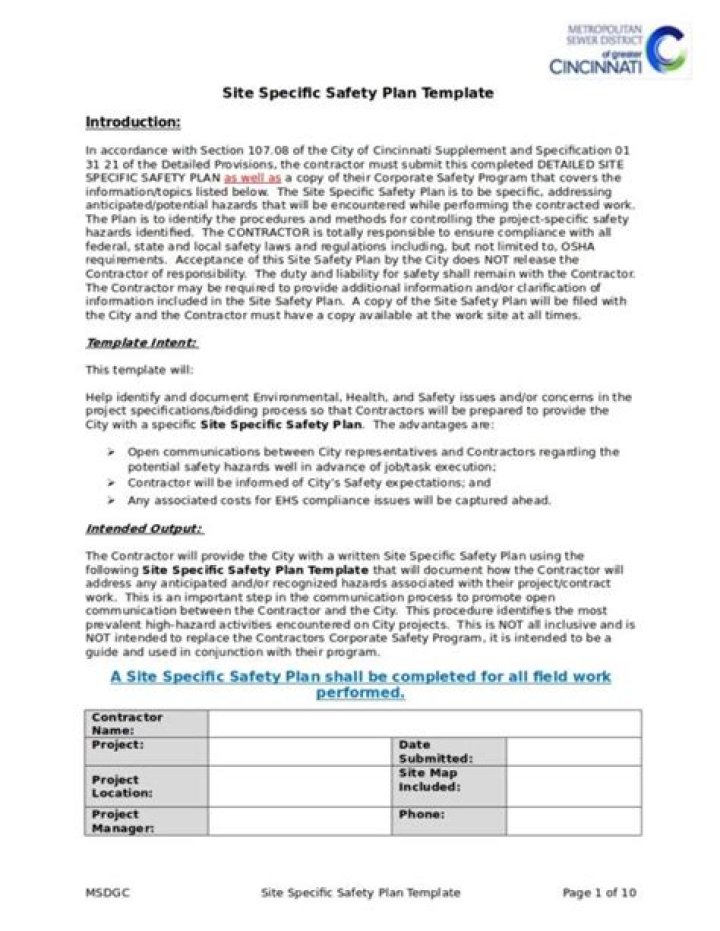 Construction Site Safety Plan PDF: Essential Compliance Guide