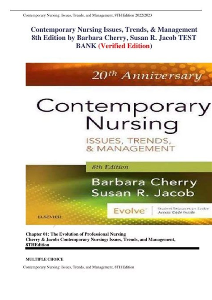Contemporary Nursing Issues: Emerging Trends & Effective Management – Free PDF Guide