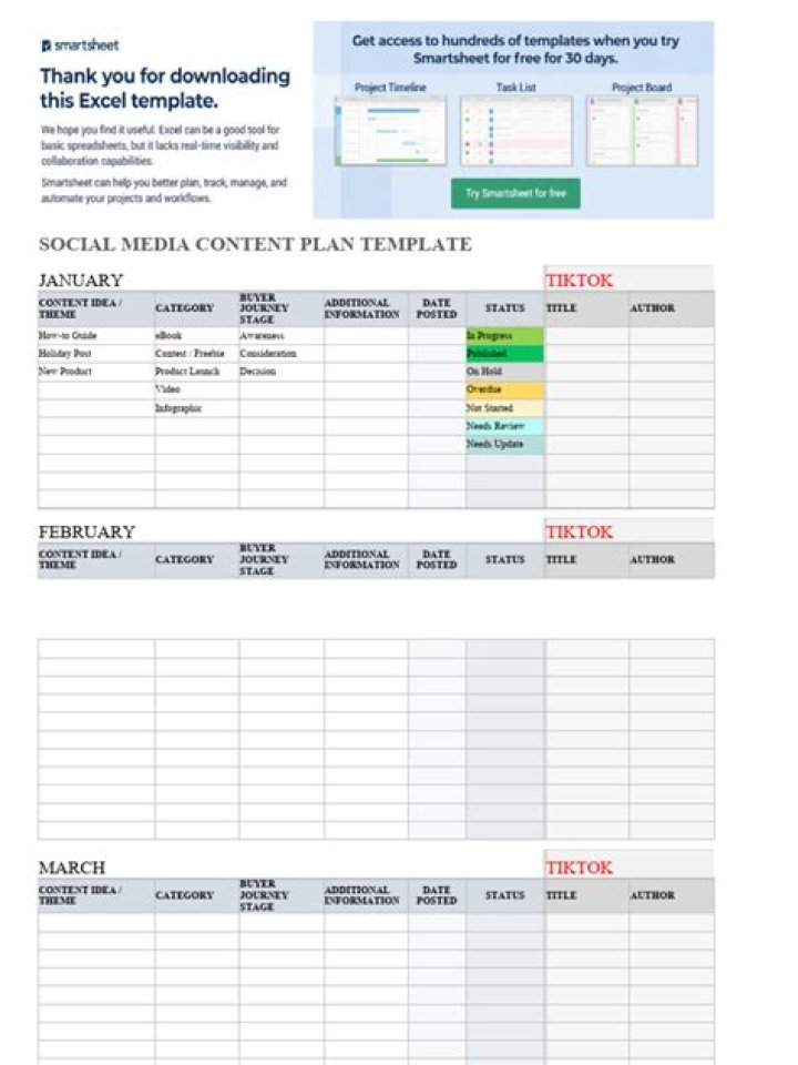 Essential Content Plan PDF Template for Strategic Creators