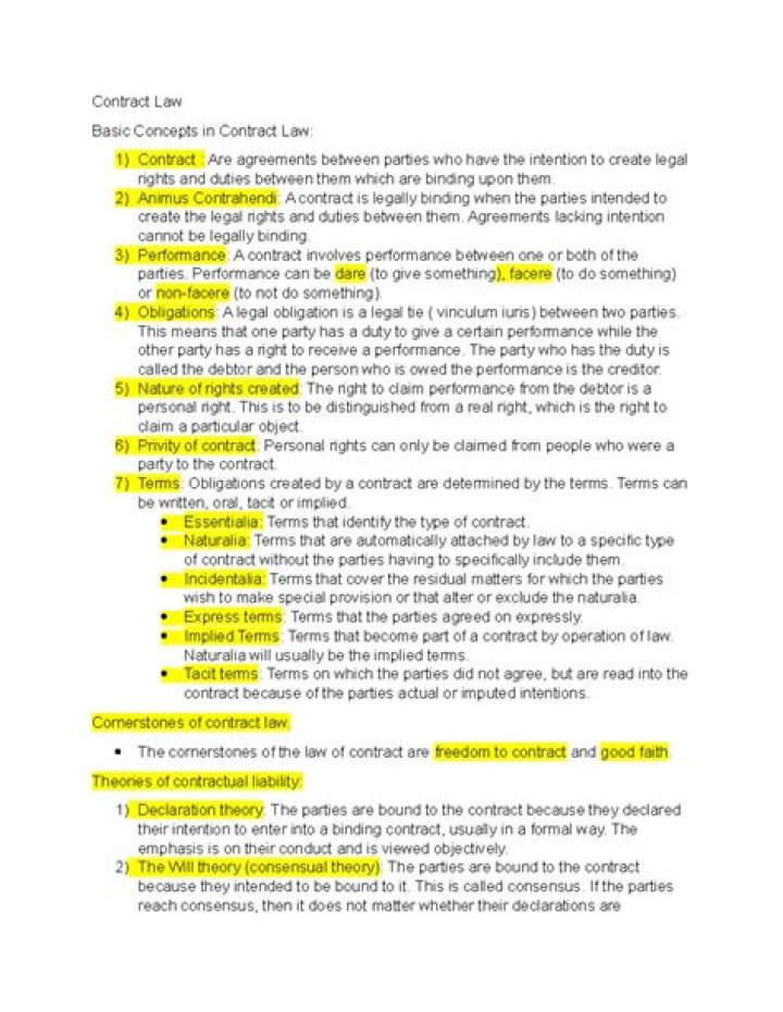Contract Law Cases & Answers PDF: Essential Legal Guidance