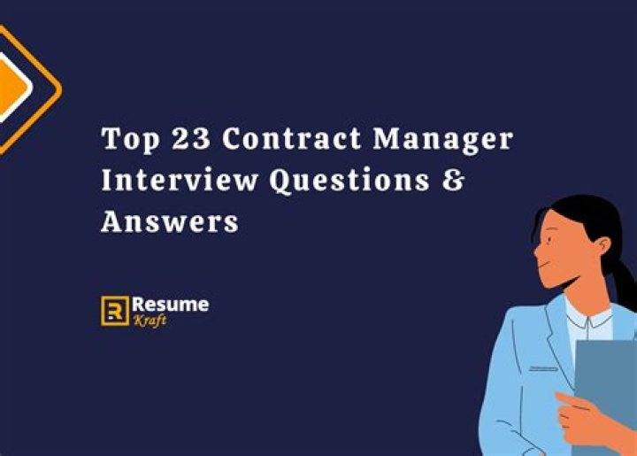 Top Contract Manager Interview Questions PDF for Hiring Success
