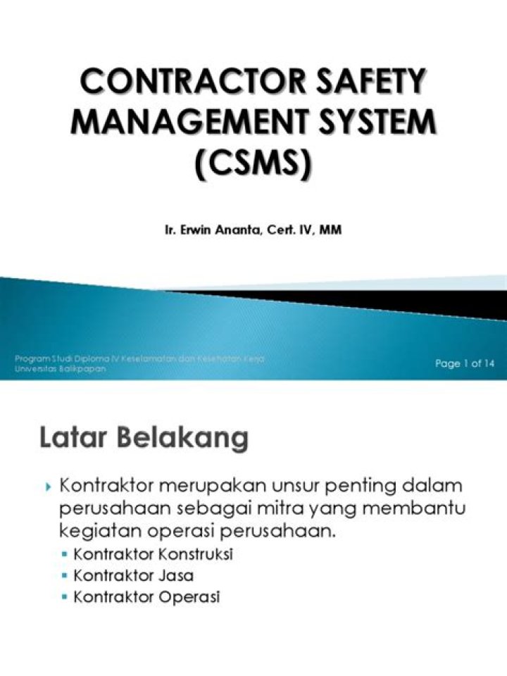 Contractor Safety Management System PDF: Complete Guide to Compliance and Risk Reduction