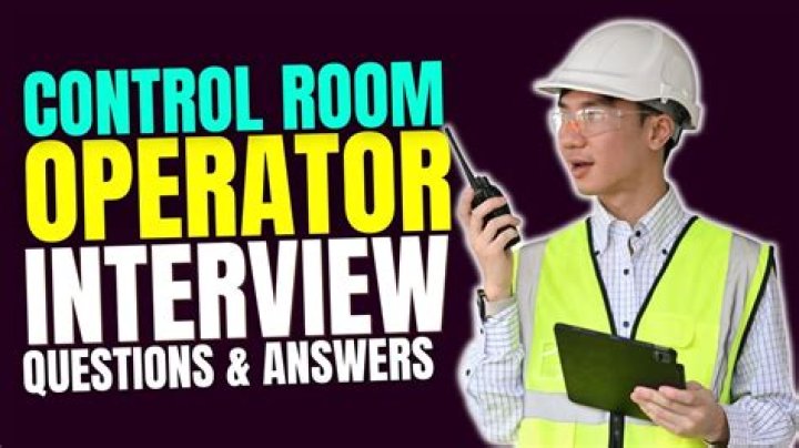 Control Room Operator Interview Questions and Answers PDF