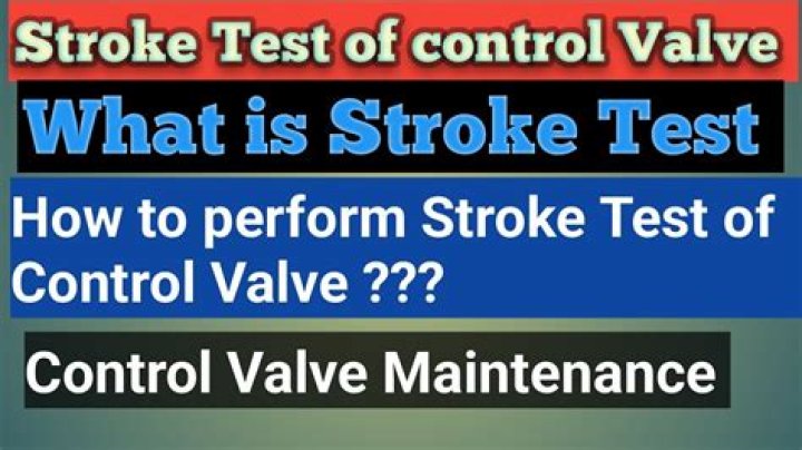 Control Valve Stroke Test Procedure: PDF Guide for Accurate Testing