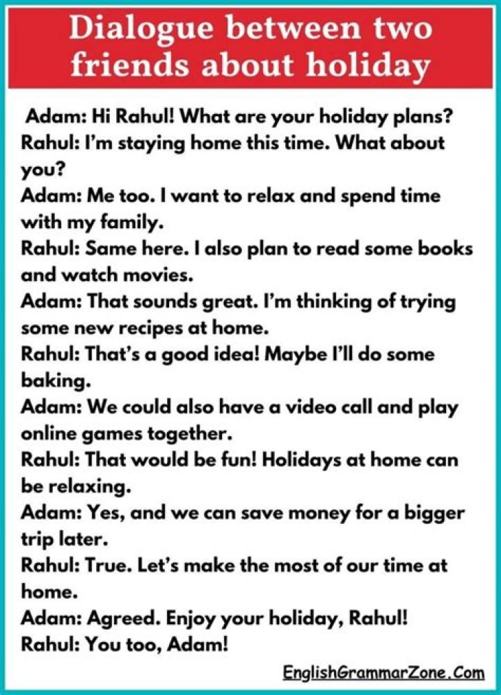 Friends’ Holiday Plans Conversation PDF – Perfect Travel Ideas