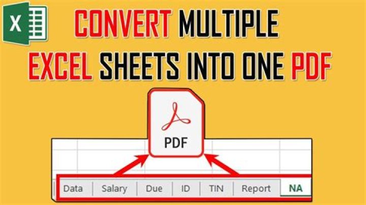 Convert All Excel Sheets to PDF in Seconds