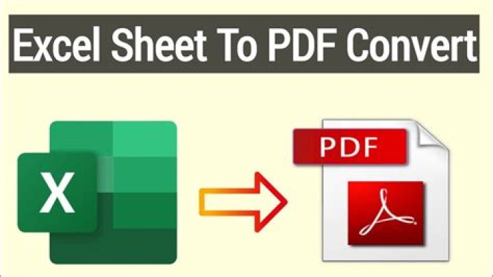 Convert Excel Sheets to PDF: Fast & Easy Guide