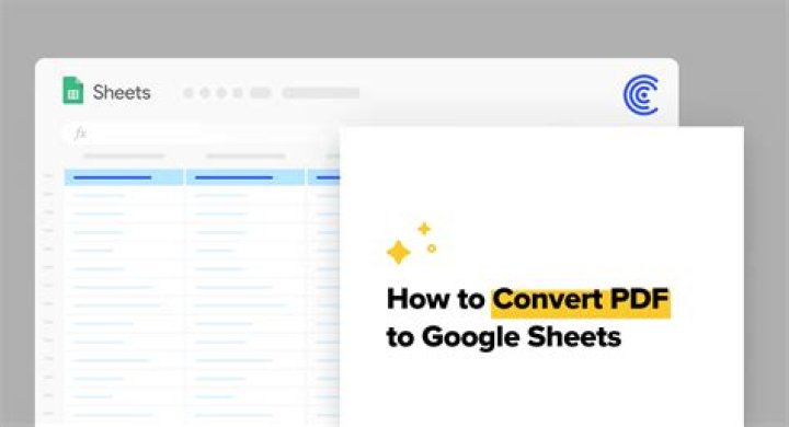 Convert PDF Files to Sheets Instantly – Fast & Accurate